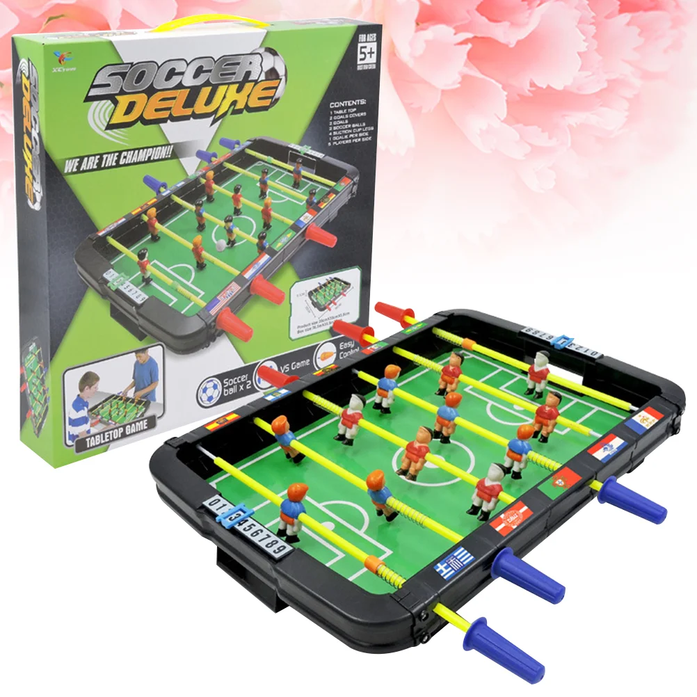 

Foosball Table Game Football Tabletop Soccer Kids Minifor Hand Toys Desk Duty Heavy Desktop Set Outdoor