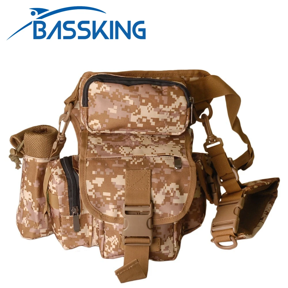 

BASSKING Fishing Bag 30*22*11cm Outdoor Bagpack Multifunctional Waist Bag Waterproof Large Capacity Fishing Tackle Bag Mochila