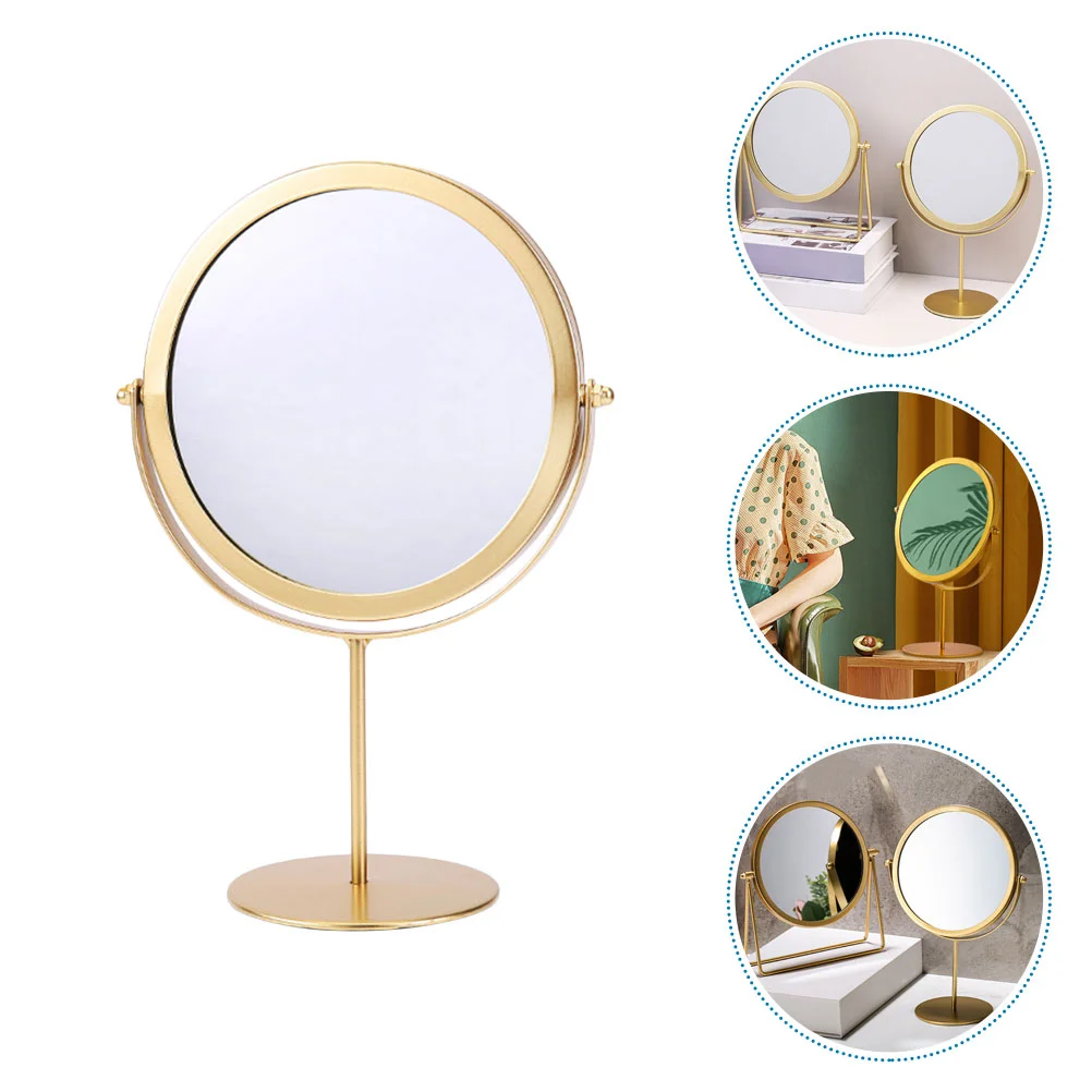 

Mirror Makeup Vanity Desktable Magnifying Tabletop Decorative Swivel Heartloving Mirrorsgirls Degree Rotating Hand Makup Sided