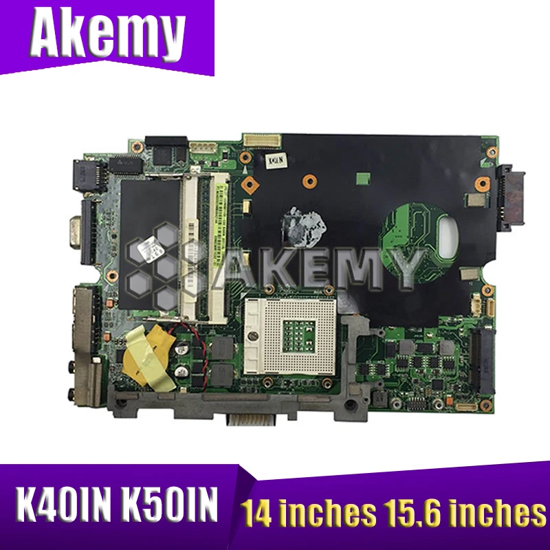 

Материнская плата XinKaidi K40IN K50IN для ноутбука ASUS K40IN K50IN X8AIN X5DIN K40IP K50IP K40I K50I K40 K50, протестированная оригинальная материнская плата