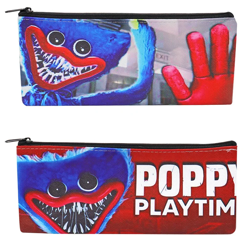 

Game Poppy Playtime Wallet Bags Huggy Wuggy Purse Kids Pencil Case Card Holder Key Storage Bag Pouch For Christmas Gifts cosplay