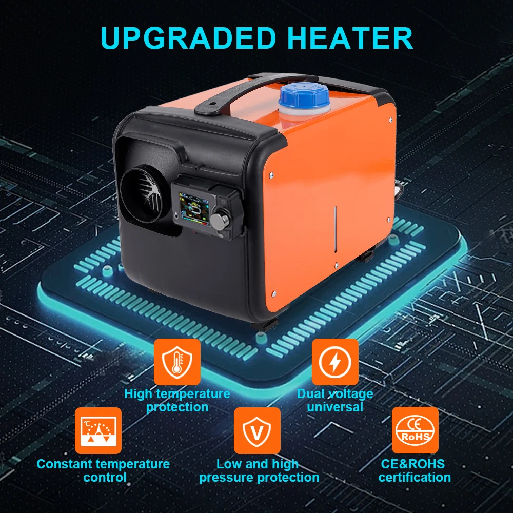 Автомобильный дизельный обогреватель 12 В 24 220 все в одном 2 кВт-8 кВт Bluetooth