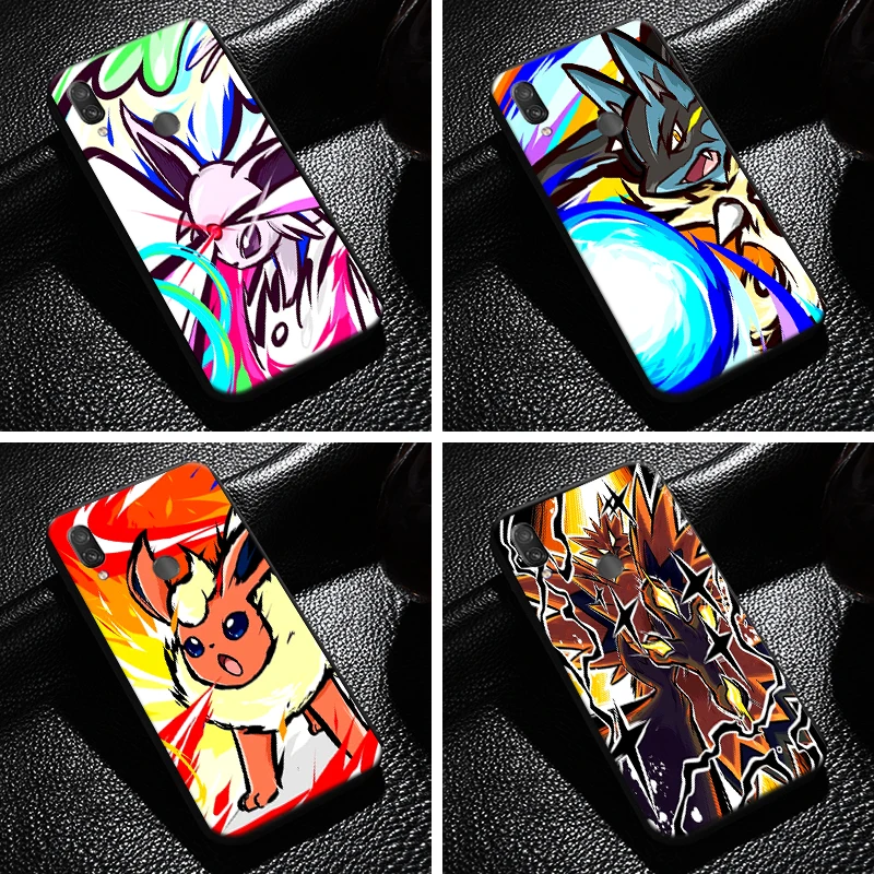 

Pokemon Pikachu For Xiaomi Redmi Note 7 7S 7 Pro Redmi 7 7A Phone Case Funda Liquid Silicon Coque Soft Back