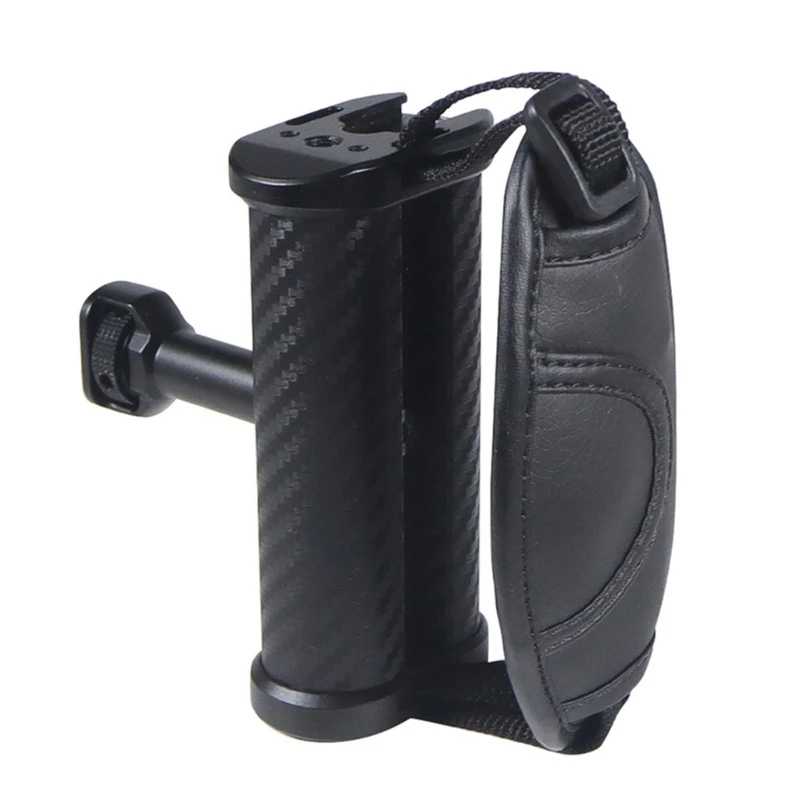 

Universal Side Handle Aluminum Adjustable Handgrip 1/4"Screw Cold Shoe Mount Handgrip Up and Down Adjustable Mount