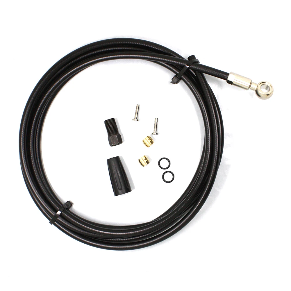 

Bike Bicycle Banjo Hydraulic Disc Brake Hose Kit For-Shimano BH90 SLX M7000 XT M8000 XTR M9000 System 2m Brake Hose Set