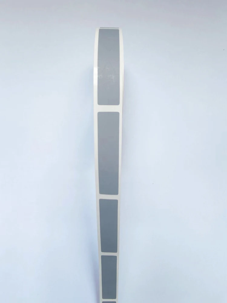 1000 шт. 10x45 мм, серые, серебристые наклейки для самостоятельного изготовления секретных кодов, ручная работа, царапинные полоски, пленка для карт