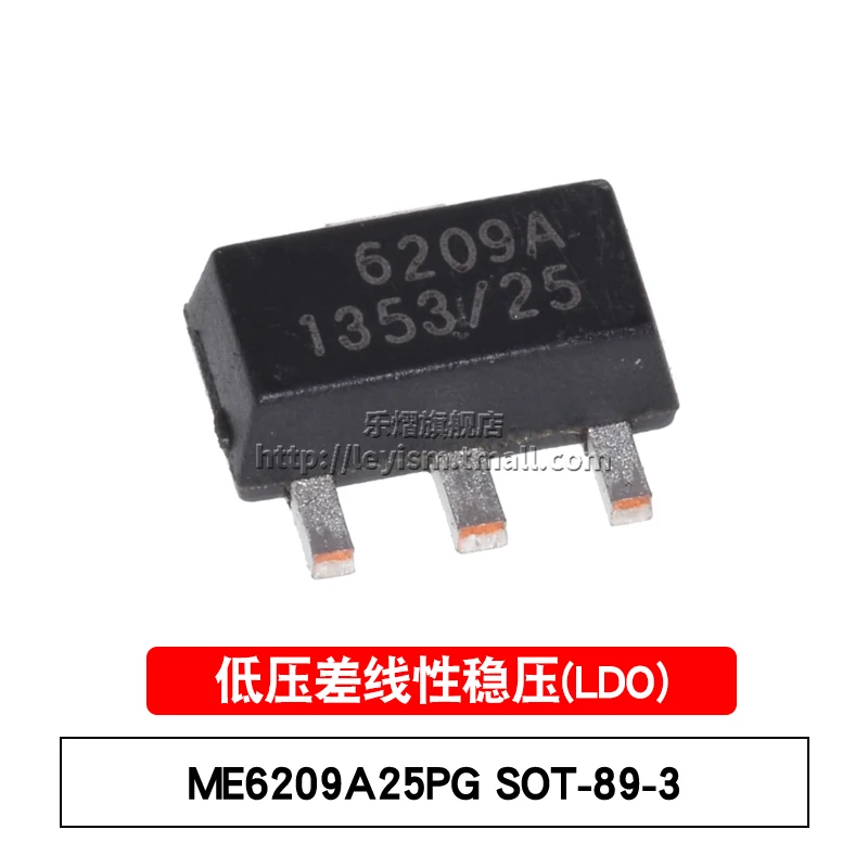 

Новые и оригинальные ME6209A25PG SOT-89 6209A, 10 шт.