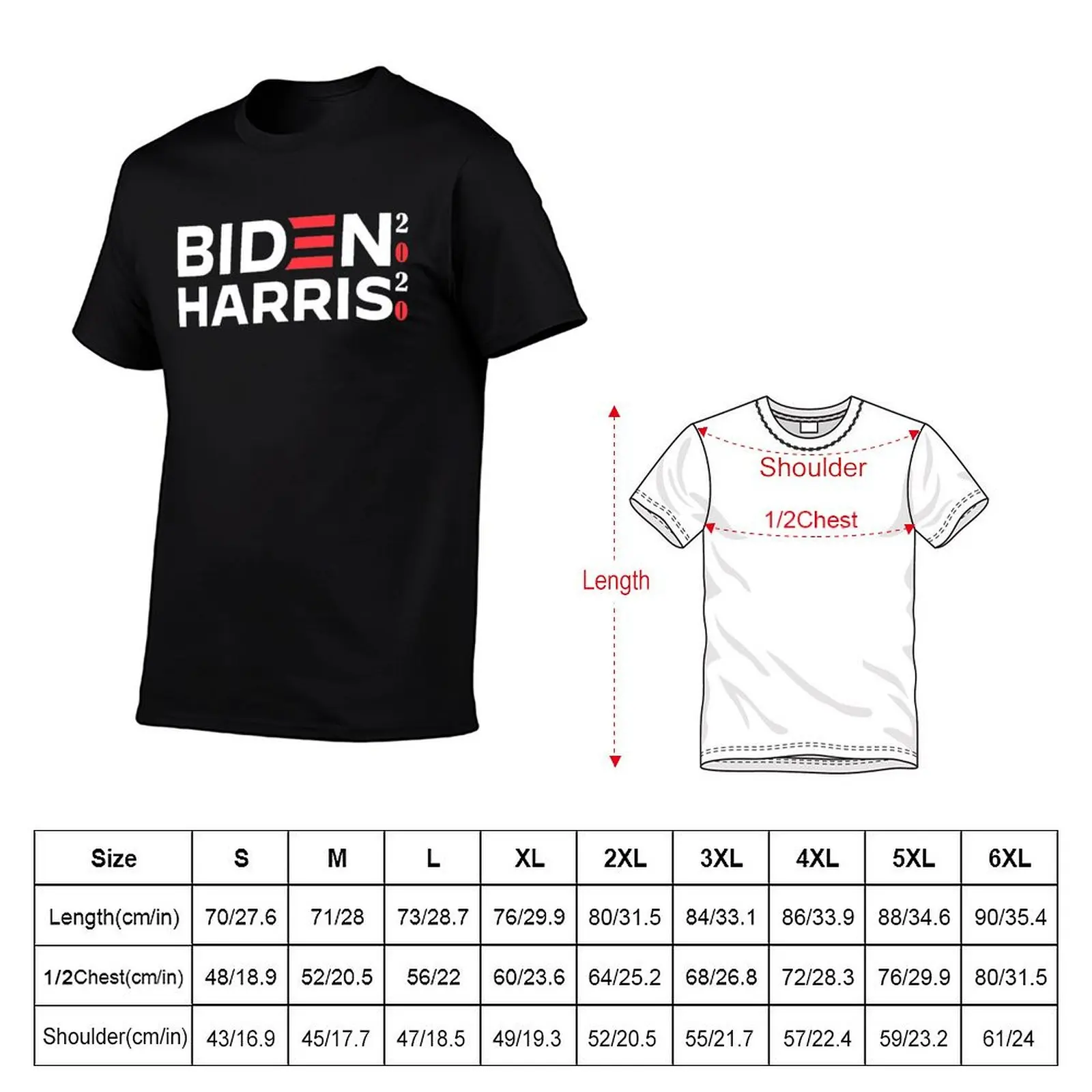 Футболка Байдена Харриса 2020 - Выборы 2020 - Футболка Президента 2020 - Повседневная легкая футболка с коротким рукавом (art.: 3920dd1315d29) - 3920dd1315d29
