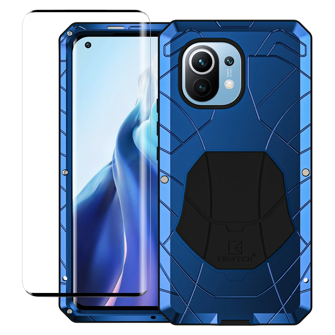 

For Xiaomi Mi11 Mi11 Ultra Phone Case Hard Aluminum Metal Heavy Duty Protection Cover for MI 11 Cases 2021 New Phone Accessories