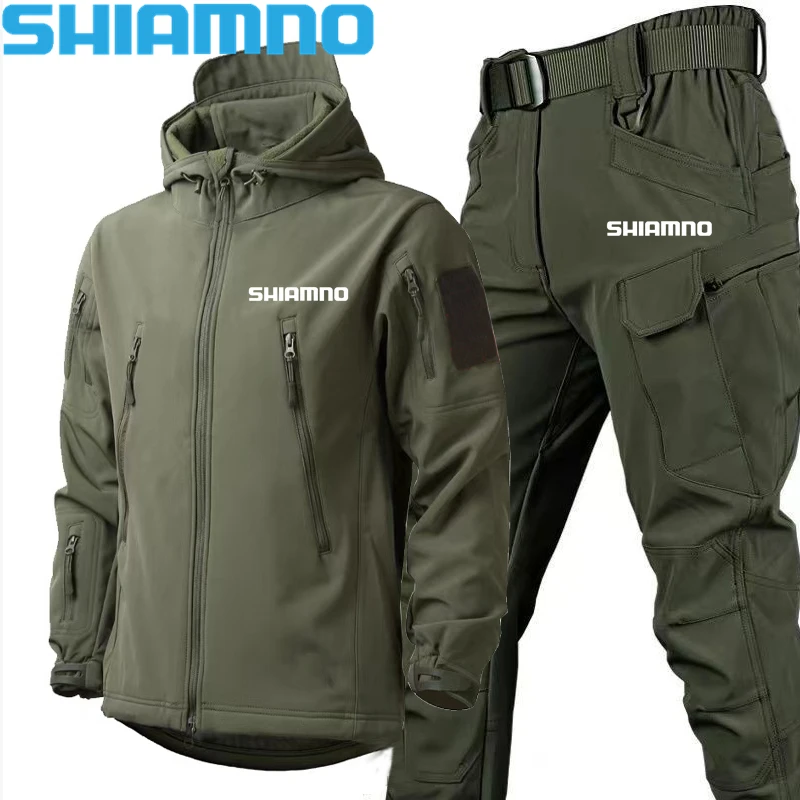 

Брендовая мужская флисовая куртка для зимы и осени, Военный Тактический Водонепроницаемый костюм, уличные рыбалки, пешего туризма, кемпинг...