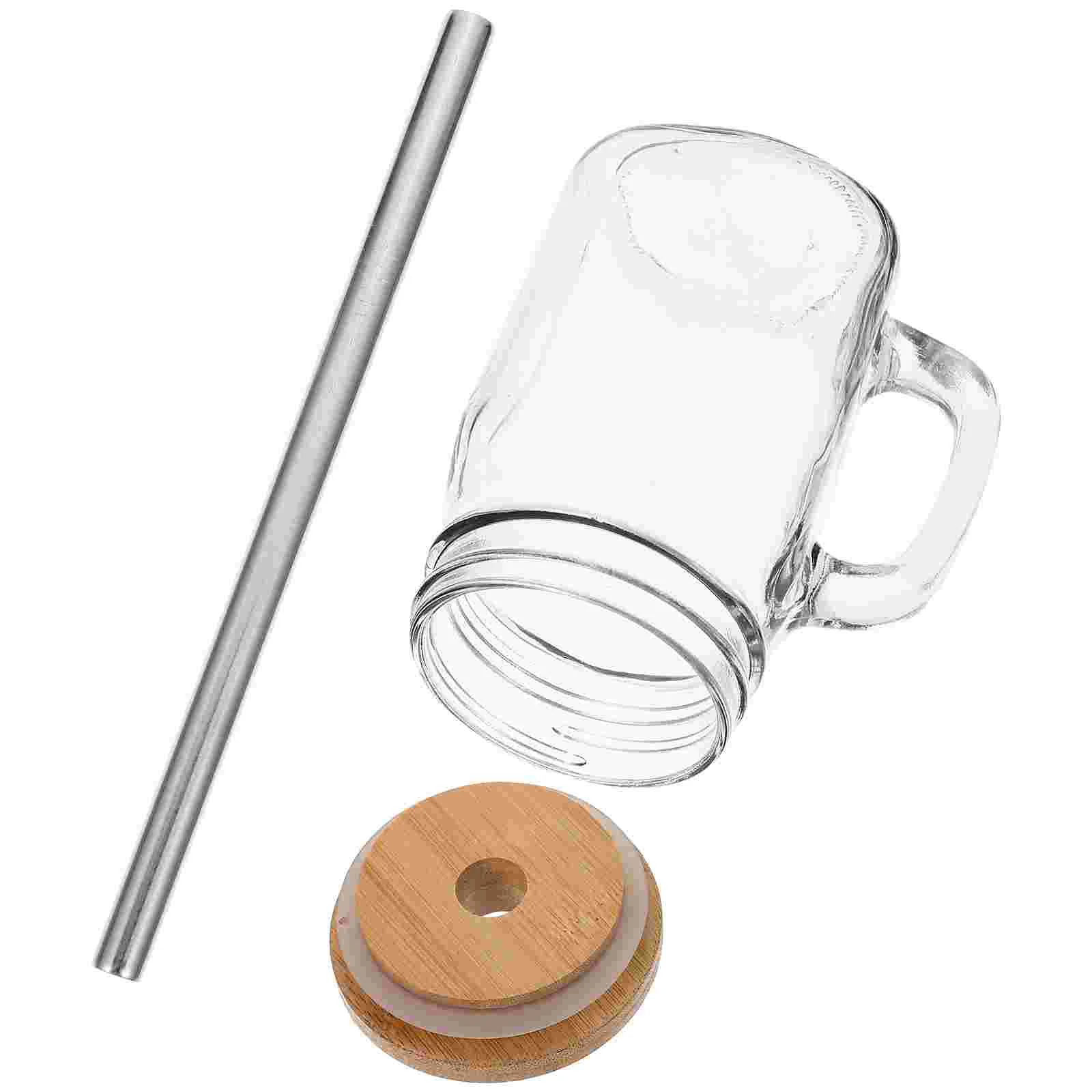 

Cups Mason Glass Jar Cup Drinking Glasses Water Mugs Bottle Jars Lid Lids Tumbler Milk Coffee Champagne Juice Beverage Straw