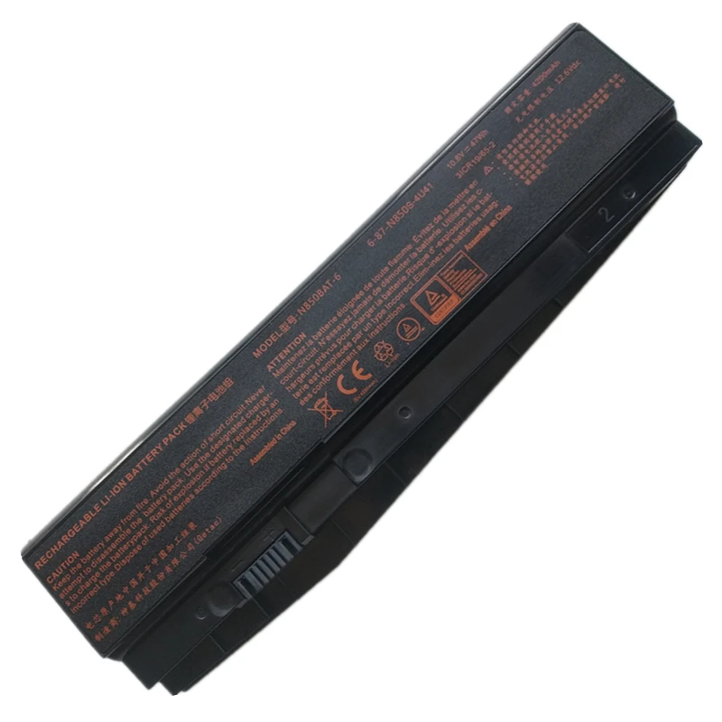 Фото N850BAT-6 6-87-N850S-4C41 Аккумулятор для Clevo N850HC N850HJ1 N850HK1 N850HN N870HC N870HJ1 N870HK T58-TiX Z6-Kp5Gt Z7M Kp7G1 KP7GZ №2