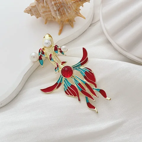 Броши Koi Carp Цинковый сплав