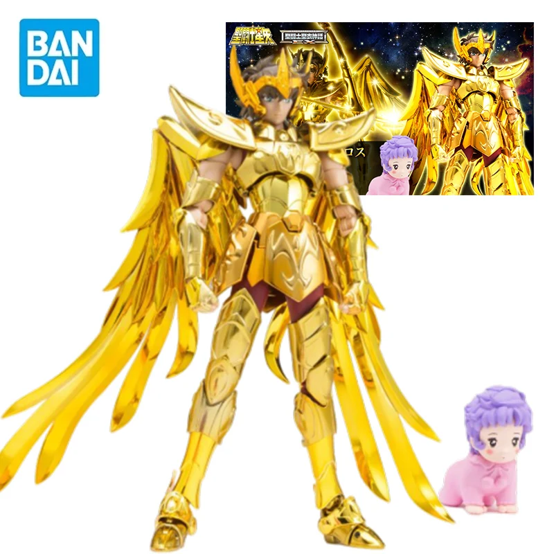 

Оригинальная Коллекционная Фигурка Bandai из ткани Saint Cloth Myth Ex Gold Сен-Сейя Стрелец реборн айолос, модель, игрушка в подарок