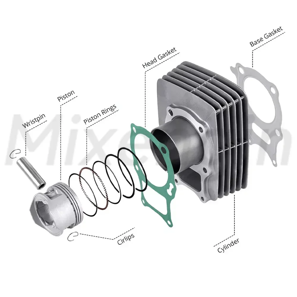 Комплект прокладок поршня головки блока цилиндров для STD 68 5 мм 229cc Honda TRX250TE TRX250TM