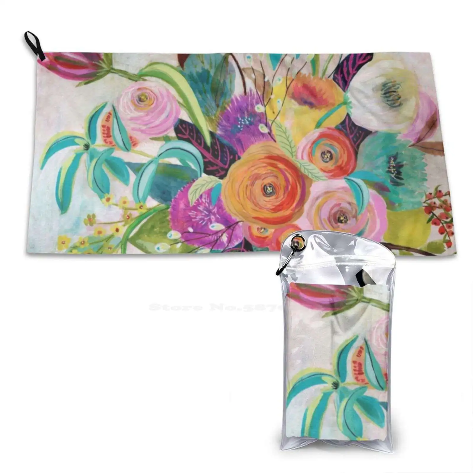 Bouquet Flowers Floral Flower Arrangement Colorful Joyful Teal Pink Yellow