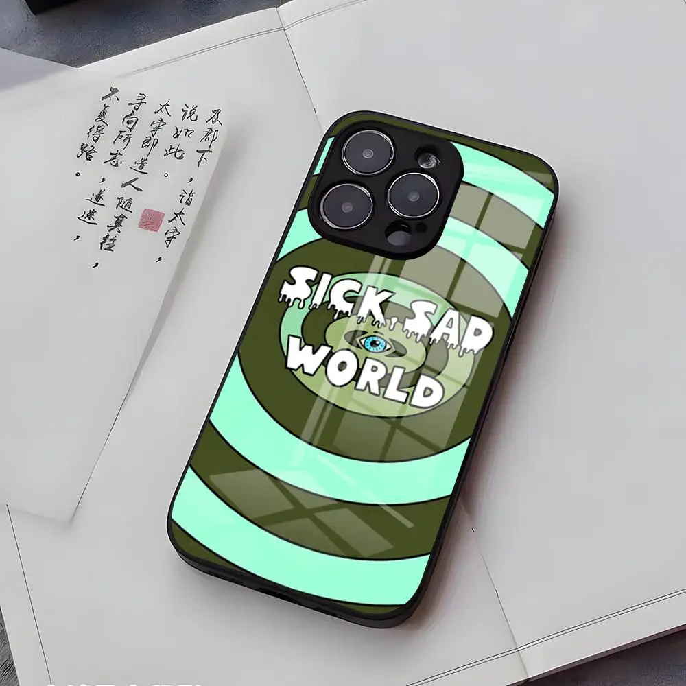 Фото Чехол для телефона D-Daria Morgendorffer для iPhone 17 Air 16 E Pro Max 15 14 13 Mini 12 Pro 11 Max Plus, черный, стеклянный №5