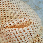 Плетеная лямка из ротанга, натуральный индонезийский тростник 50 см X 1-2 метра, рулон ткани для декора стола, стула, мебели