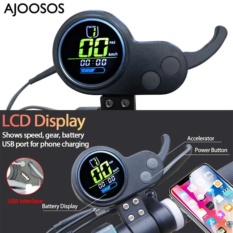 

48V LCD Screen Display for Electric Scooter X48 X700 X750 X500 Scooter Accessorieswith Throttle Speedway Controller