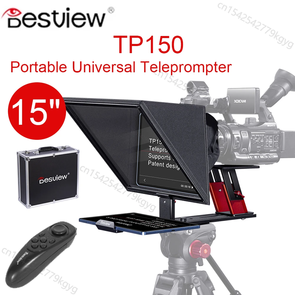 

Портативный телесуфтер, Bestview TP150 для записи, для планшетов, iPad, DSLR, камеры