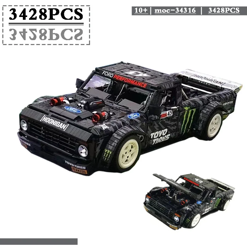 

Конструктор гоночный MOC 34316 F150, с пультом ДУ