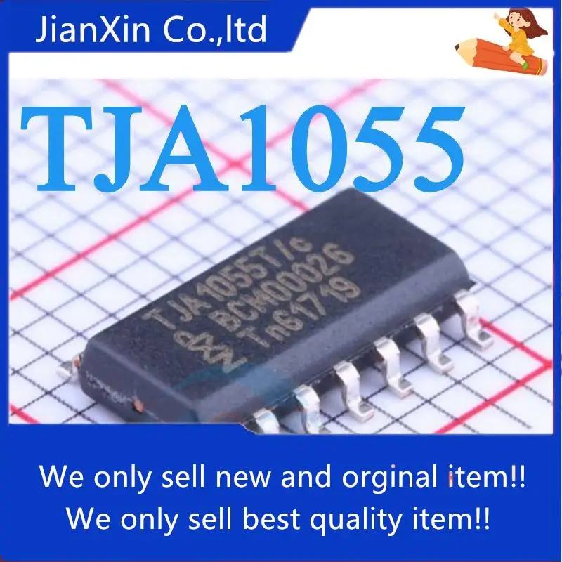 10 шт., 100% оригинальный новый интерфейс данных TJA1055 TJA1055T TJA1055T/C SOP14