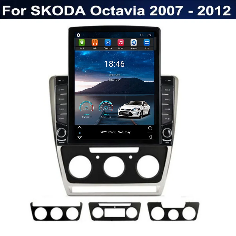 

9.7" Android 12 For SKODA Octavia 2007 2008 2009 2010 - 2012 Tesla Type Car Radio Multimedia Video Player Navigation GPS RDS