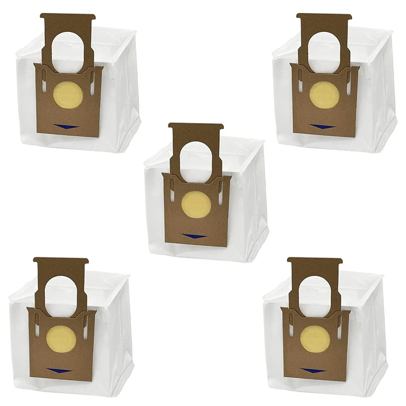 

Pack Of 5 Vacuum Cleaner Bags For Ecovacs DEEBOT OZMO T8 AIVI T8 Max, AIVI & T8 Series, T9 T9+ N8 Series DX93 DDX96