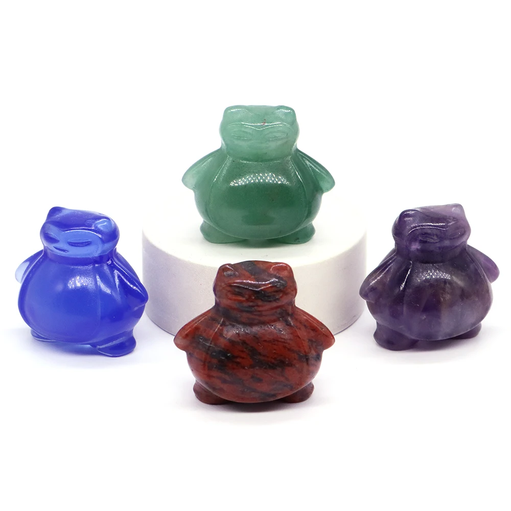 30 мм милый мультяшный монстр маленькое животное кристалл декор для рабочего