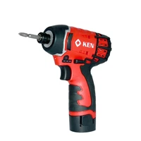ken 12v rechargeable battery lithium drill cordless screwdriver lithium ion impact driver industrial 14 8515 5cm bl6412d 1 0kg