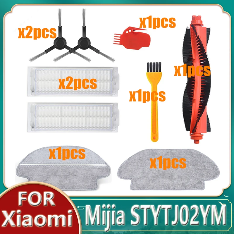 

Hepa Filter Brush Mop Cloth Water Tank For Xiaomi Mi Robot Vacuum-Mop P STYJ02YM For Conga 3490 Vacuum Cleaner Parts Accessories