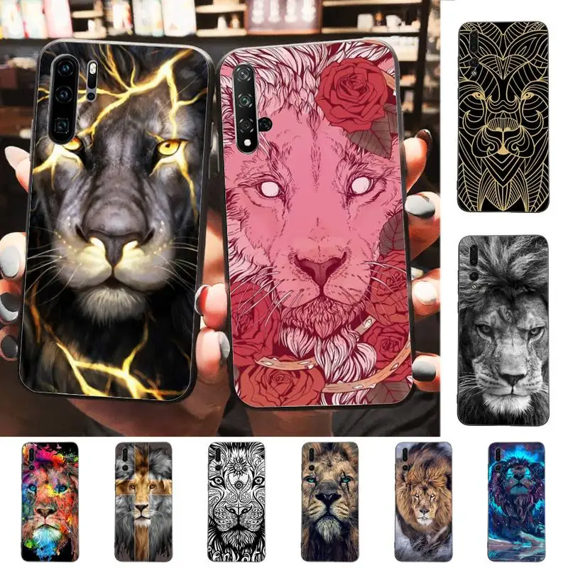 

Abstract lion Phone Case for Huawei P30 40 20 10 8 9 lite pro plus Psmart2019
