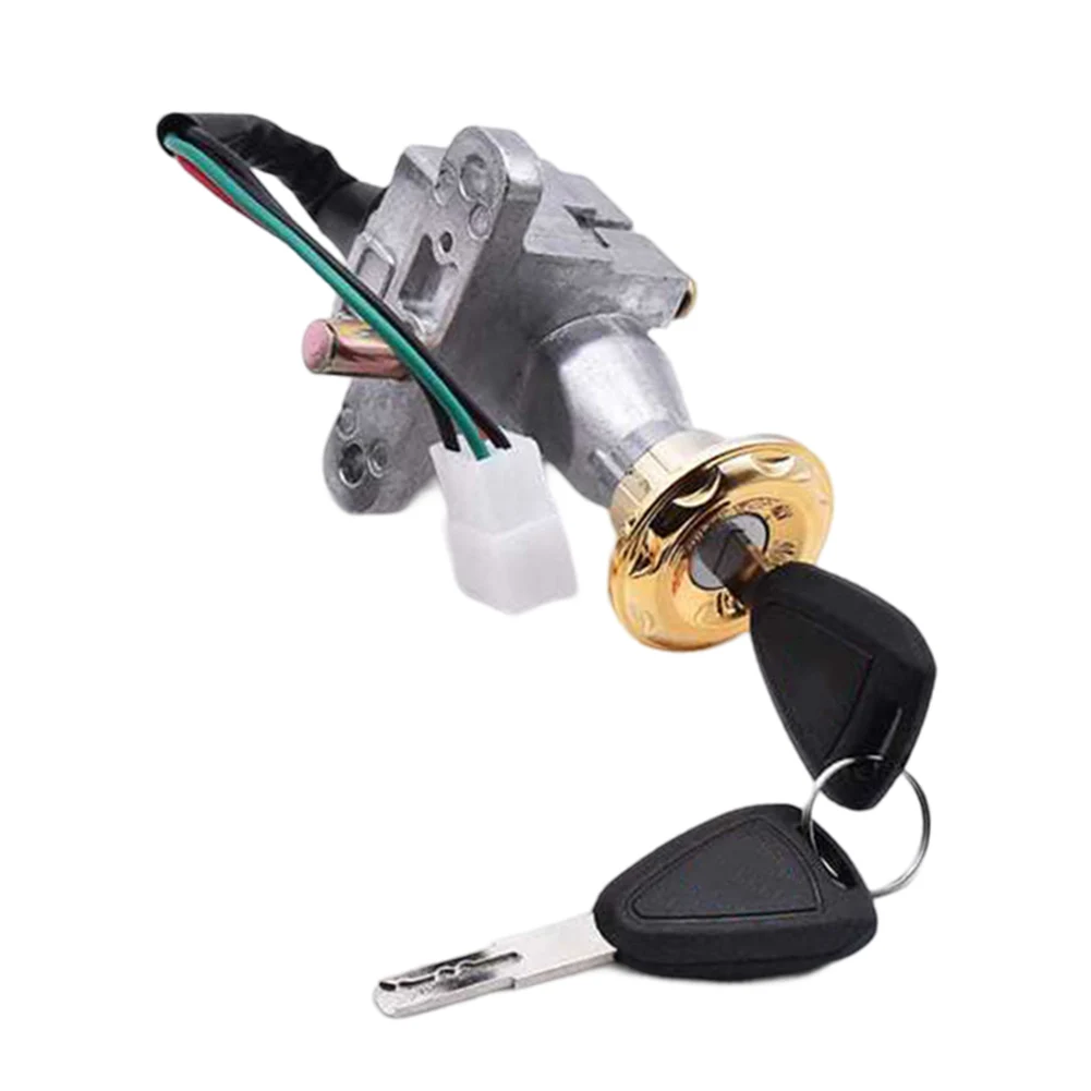 Электрический велосипед ключ 2/4 проводной замок практичный в использовании три