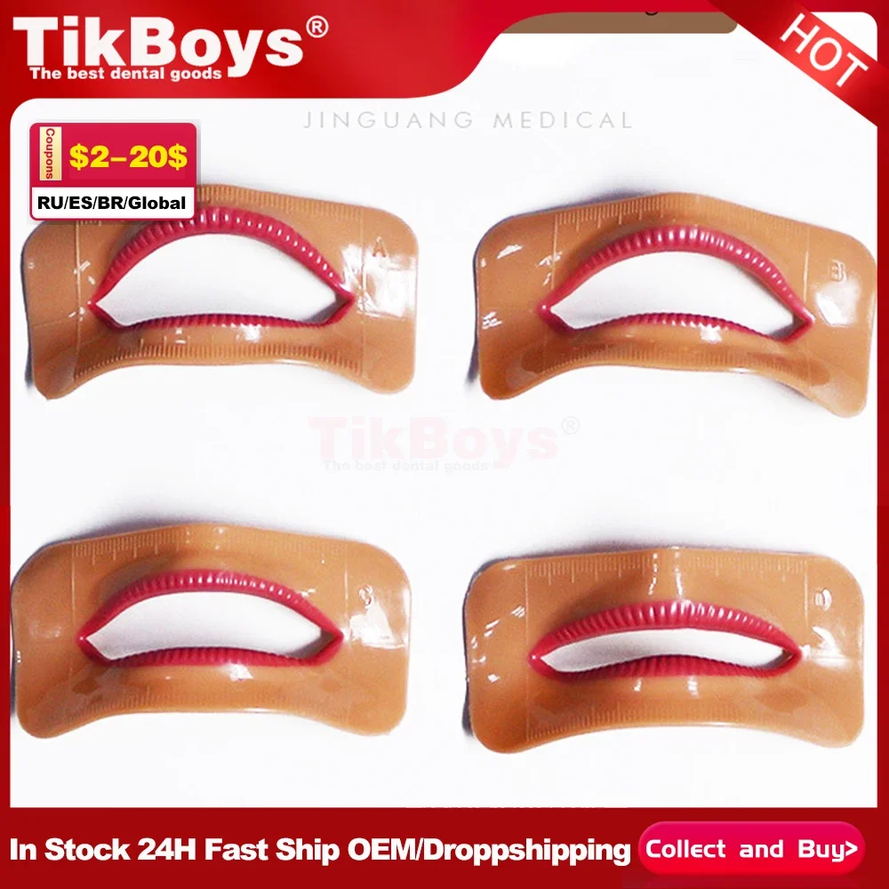 4 шт./набор автомобильные фарфоровые аппликации для губ