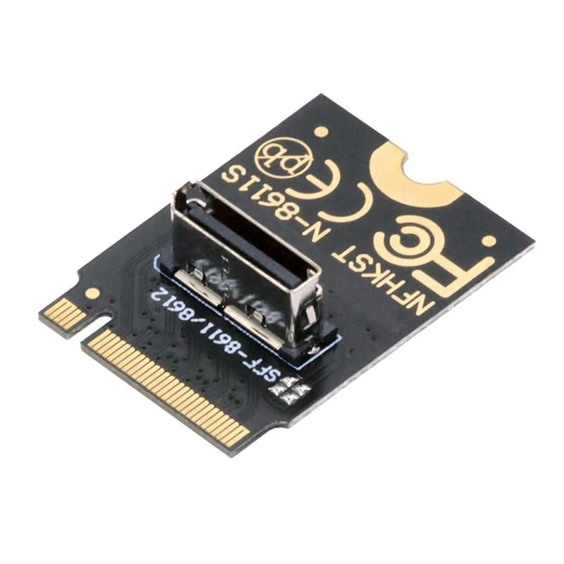 2230 Nvme M.2 штырь-штырь Oculink женский SFF-8612 67 штырьковый вертикальный хост-адаптер для