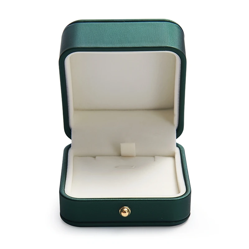 Коробка для украшений Oirlv зелёная кожаная