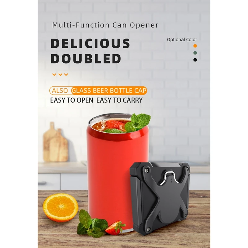 

Многофункциональный портативный консервный нож, открывалка для пива, напитков, 5-6 см, открывалка для бутылок для улицы, для кухни, бара