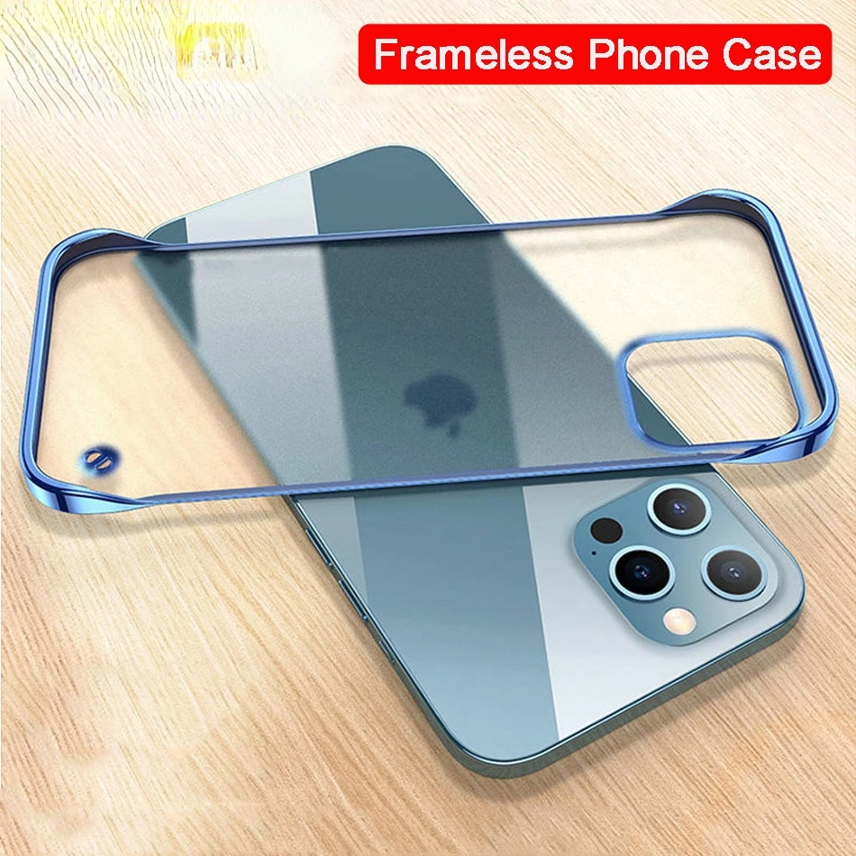 

Fashion Shockproof Bumper Transparent Hard PC Phone Case For iPhone 13 12 11 X XS XR XS Max 8 7 6 6S Ultra Protection Back Cover