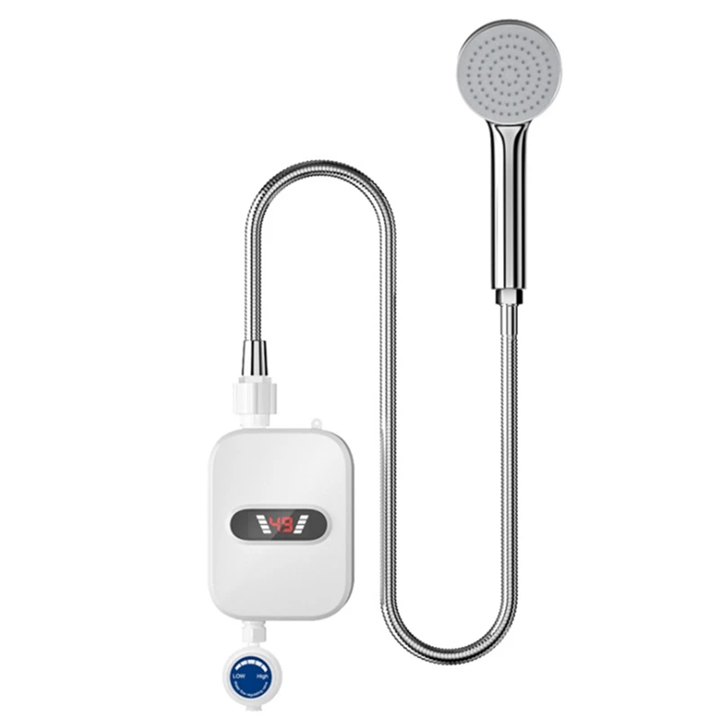 

Electric Constant Temperature Water Heater Faucet Instant Heating Tap Water Heater LED Display for Bathroom Eu Plug