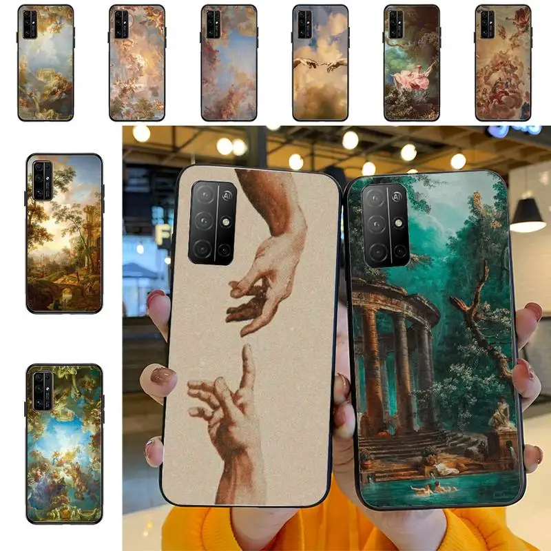 

YNDFCNB Art Fresco Michelangelo Creation Phone Case for Huawei Honor 10 i 8X C 5A 20 9 10 30 lite pro Voew 10 20 V30