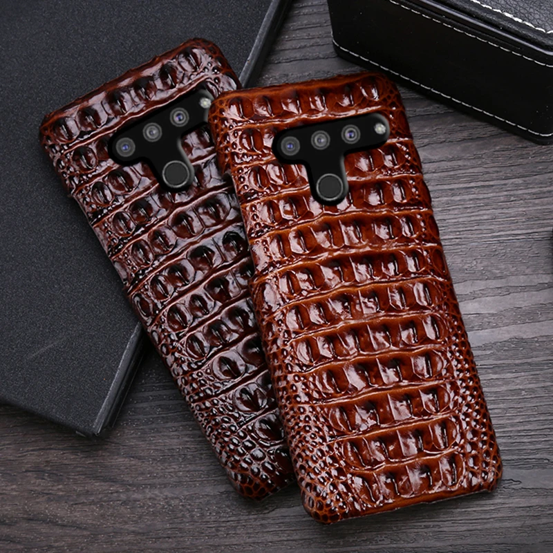 

Кожаная задняя текстура под крокодила для LG G6 G7 G8s ThinQ G3 G4 G5 V10 V20 For V30s V40 V50 Thinq Q6 Q7 Q8