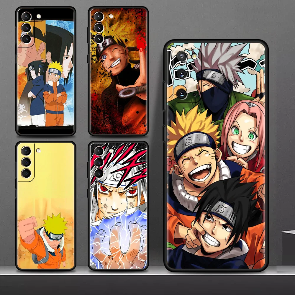 

Naruto Sasuke Cute Case For Samsung Galaxy S22 S20 S21 FE S10 S9 Plus S8 S20FE Capa Note 20 Ultra 10 Lite TPU Phone Fundas