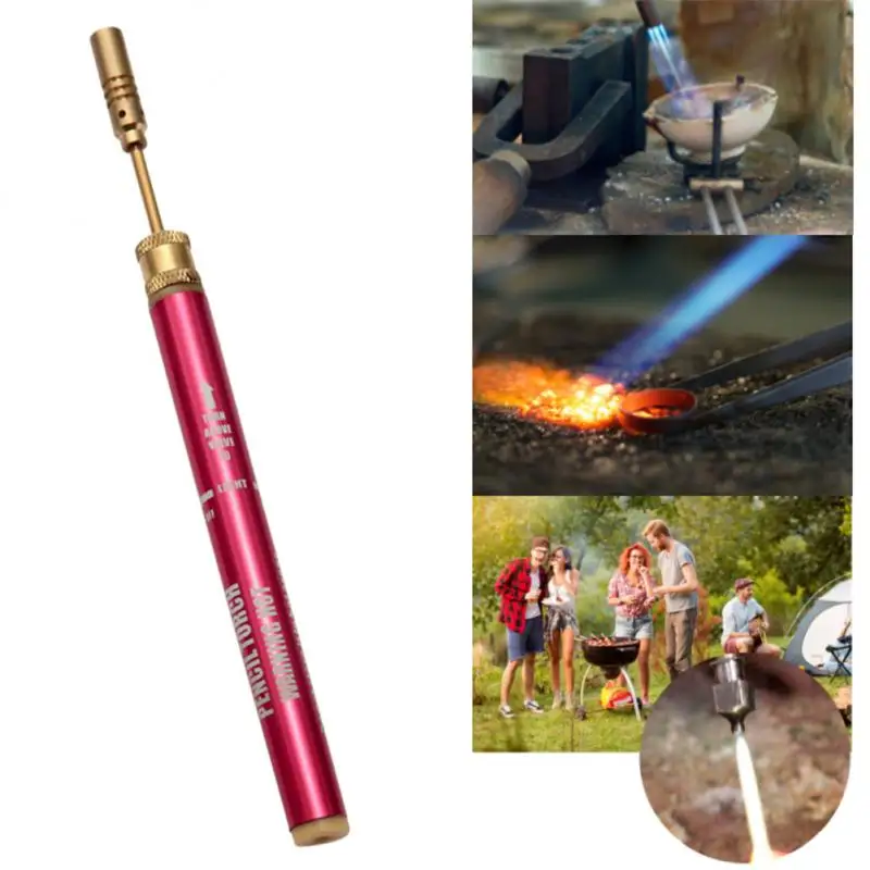 

Mini Gas Blow Torch Gun Soldering Iron Cordless Welding Soldering Pen Burner Butane Blow Torch Solder Iron Welding Pen Burner