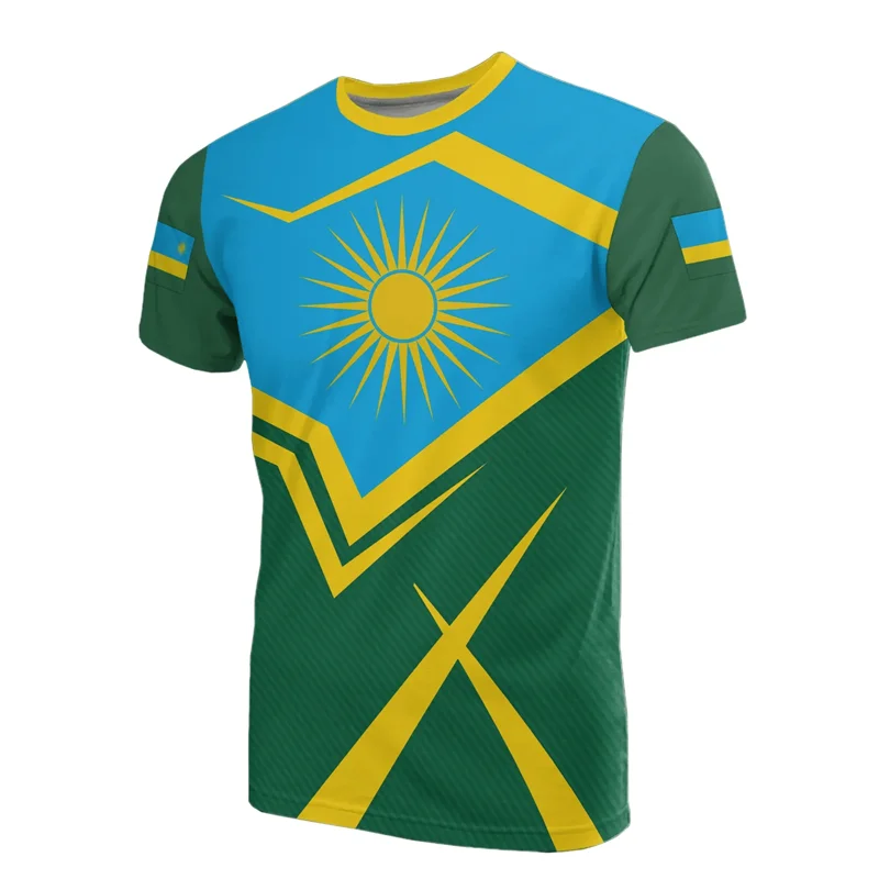 Футболка с 3D-принтом в африканском стиле для мужчин и детей повседневная