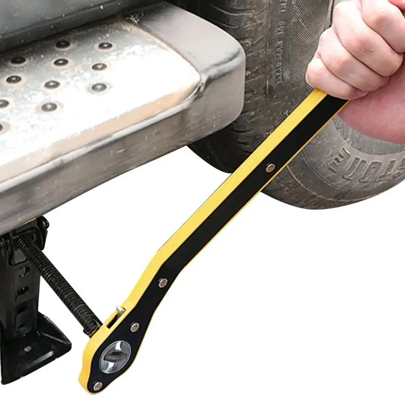 

Auto Labor-Saving Jack Ratchet Wrench Forward And Reverse 360 Head Ratchet Wrench Portable Ratchet Wrench Cross Effortless Jack
