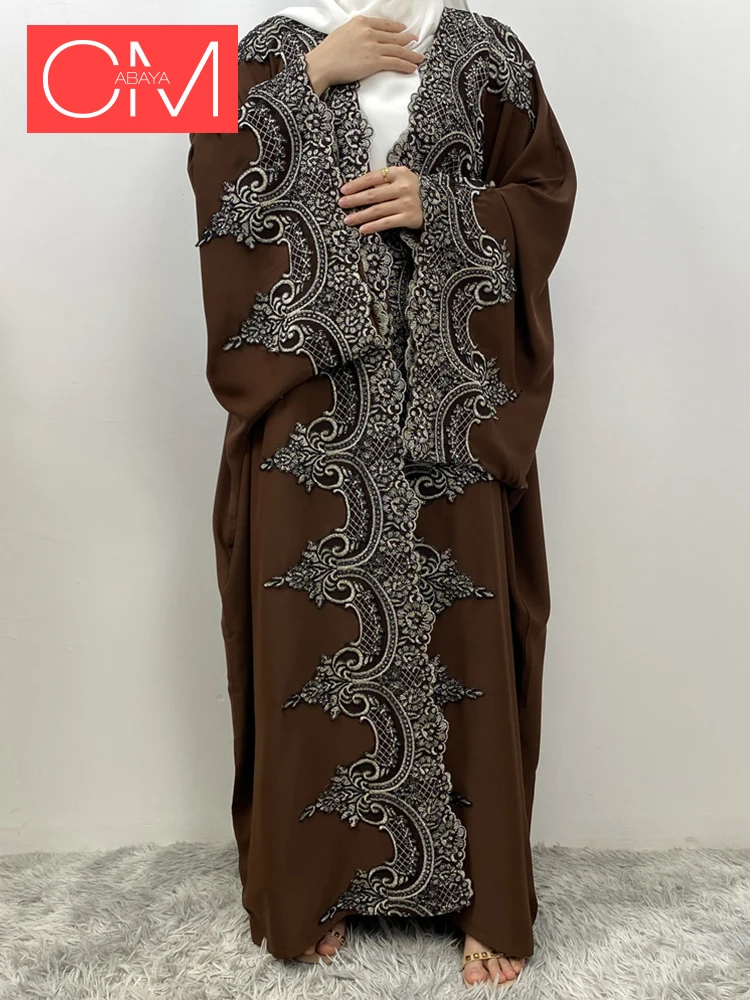 Одежда Рамадан мусульманский кафтан для женщин кимоно Турецкая мода абайя Дубай