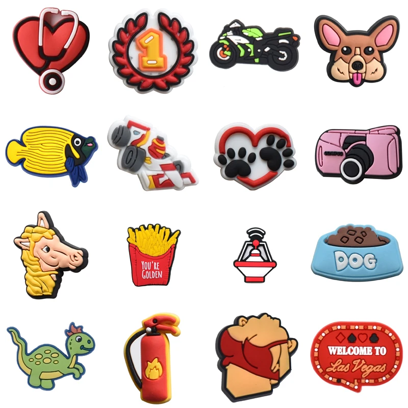 

Women Charm Packs Shoes Accessories Wholesale Bulk Set Jeans Girl Para Pins Shoe Charms Boy Gifts Kids Decorations for Crocs Men