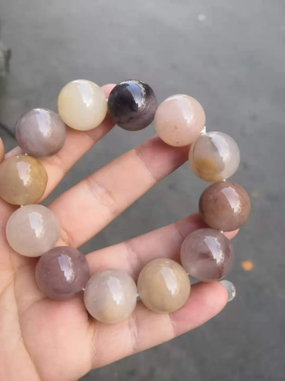 

Natural Golden Silk Jade Agate Stone Round Gemstone Beads Bracelet Women and Men Elastic Strand Bracelets Unisex Jewellry