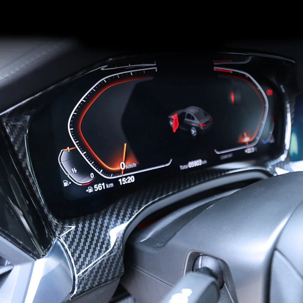 Для-BMW 3 серии 325Li 320Li G20 G28 2020-2022 углеродное волокно интерьер приборной панели