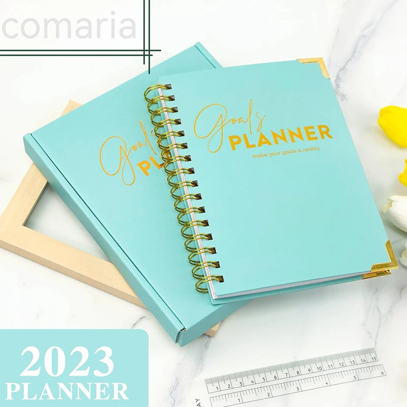 

2023 A5 Delicate Monthly Weekly Daily Planner Agenda Schedule Notebook